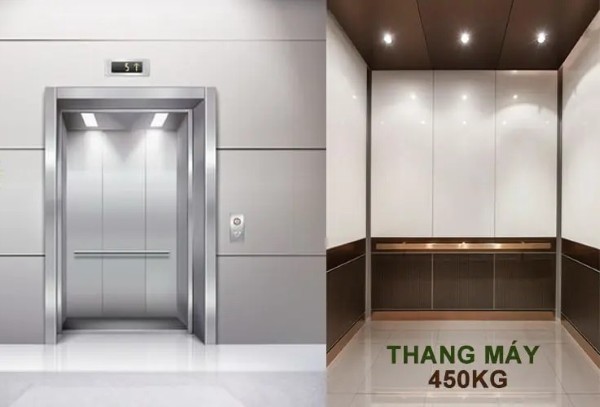 Kích thước thang máy gia đình 450kg tiêu chuẩn Kích thước thang máy gia đình 450kg tiêu chuẩn