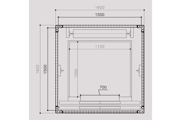 Kích thước tiêu chuẩn của thang máy kính