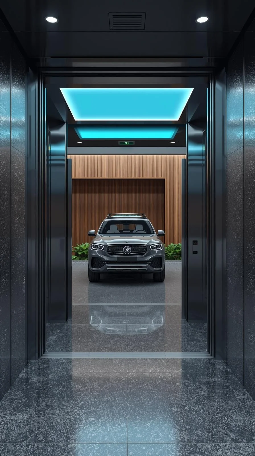 Thang máy tải ô tô 1