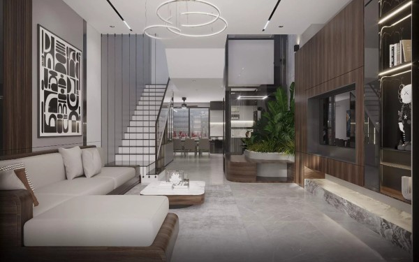 Bí quyết kiến tạo không gian đẳng cấp cho nhà 4x13m có thang máy Bí quyết kiến tạo không gian đẳng cấp cho nhà 4x13m có thang máy