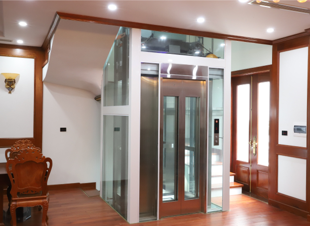 Mẫu cửa thang máy kết hợp vật liệu composite mới Mẫu cửa thang máy kết hợp vật liệu composite mới