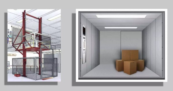 Nguyên lý hoạt động của thang máy tải hàng