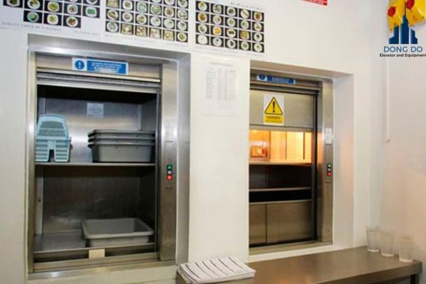 Thang máy tải thực phẩm được phân loại dựa theo phương pháp vận chuyển