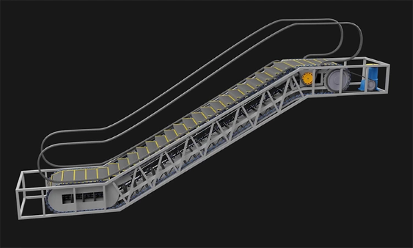 Truss giàn chịu tải là bộ khung chính của thang cuốn