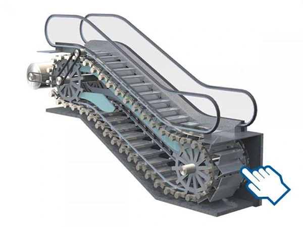 Các bộ phận khác của cấu tạo thang cuốn