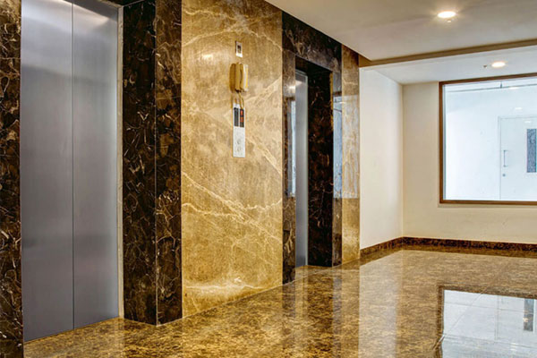 Gạch ốp thang máy vân đá tự nhiên