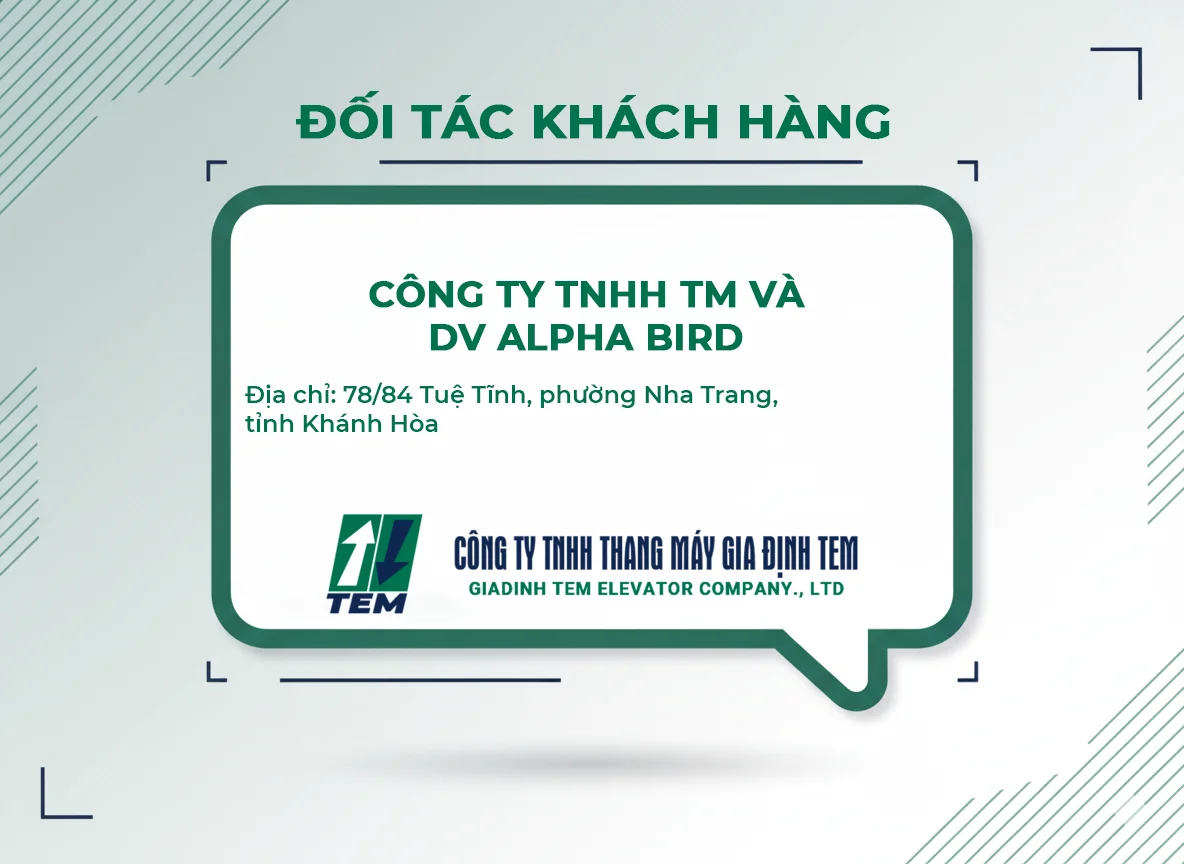Đối tác khách hàng thang máy gia định TEM