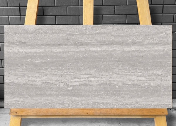 Gạch vân đá Travertine xám tro Gạch vân đá Travertine xám tro