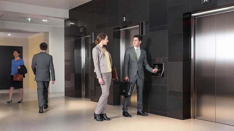 Mẫu cửa thang máy cho tòa nhà văn phòng hiện đại Mẫu cửa thang máy cho tòa nhà văn phòng hiện đại