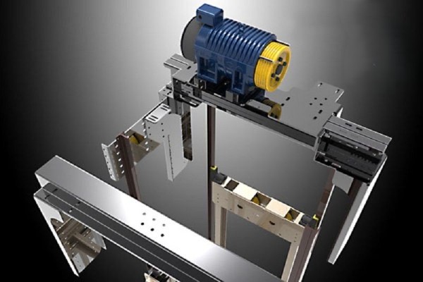 Động cơ của thang máy tải ô tô