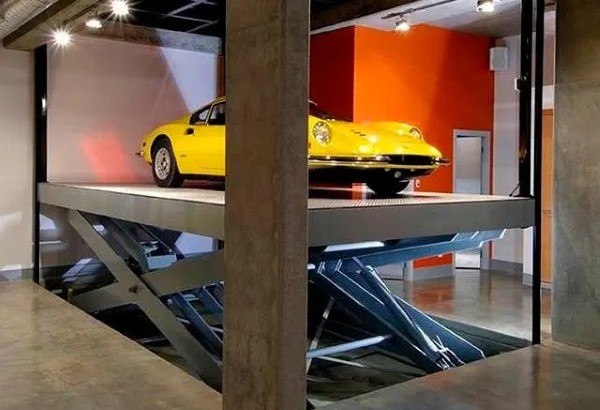 Hệ thống chuyển động của thang máy tải ô tô