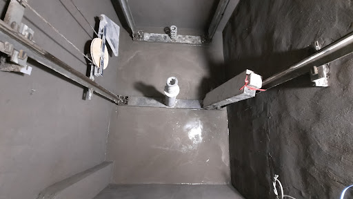 Mẫu hố pit xây gạch thẻ trát phẳng Mẫu hố pit xây gạch thẻ trát phẳng