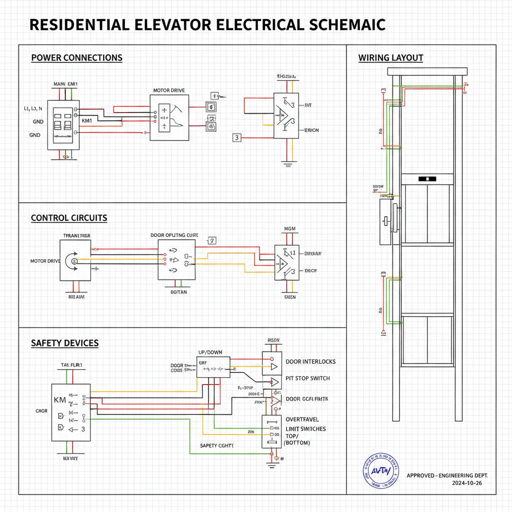 Bản vẽ 8: Sơ đồ điện (Electrical Schematic) Bản vẽ 8: Sơ đồ điện (Electrical Schematic)