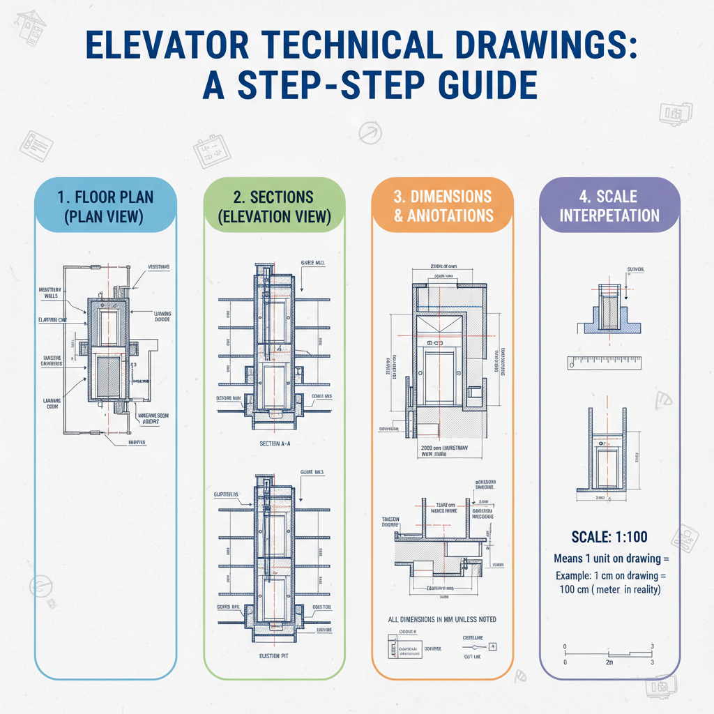 Hướng dẫn cách đọc bản vẽ thang máy gia đình Hướng dẫn cách đọc bản vẽ thang máy gia đình