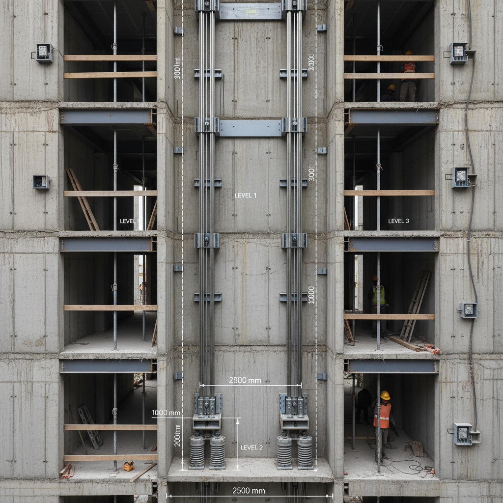 Bản Vẽ 7: Chi tiết lò trục (Hoistway Shaft Construction) Bản Vẽ 7: Chi tiết lò trục (Hoistway Shaft Construction)