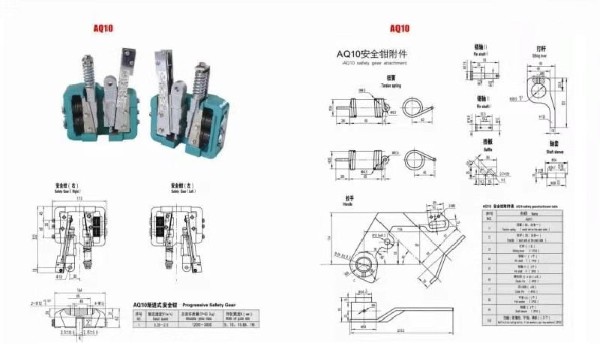 Cấu tạo của thắng cơ thang máy Cấu tạo của thắng cơ thang máy