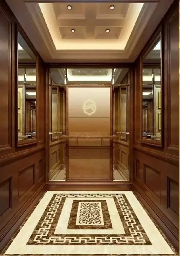 Mẫu thang máy phong cách tân cổ điển