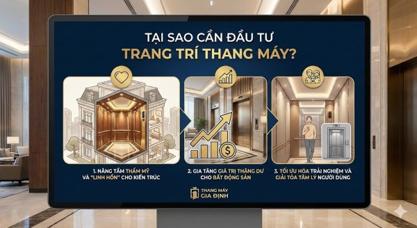 Tại sao cần đầu tư trang trí thang máy? Tại sao cần đầu tư trang trí thang máy?