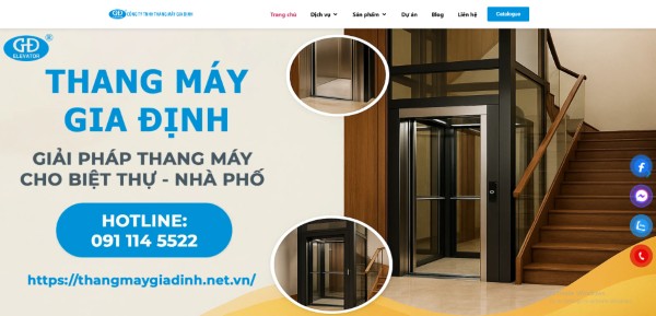 Thang máy Gia Định đơn vị cung cấp và lắp đặt thang máy gia đình 4 tầng uy tín chuyên nghiệp
