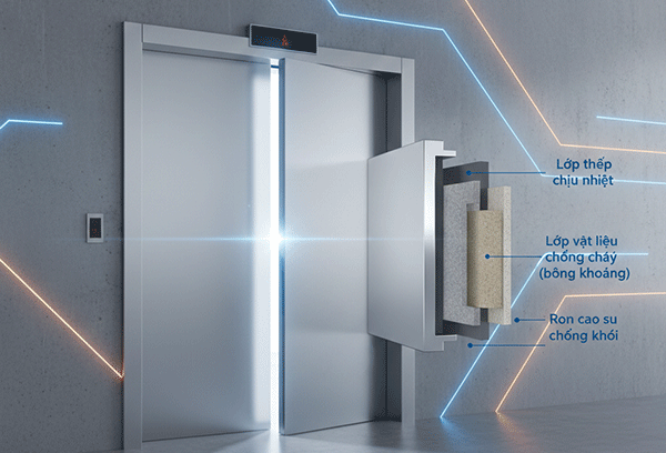 Vai trò của cửa chống cháy thang máy trong hệ thống PCCC của tòa nhà và nhà ở Vai trò của cửa chống cháy thang máy trong hệ thống PCCC của tòa nhà và nhà ở