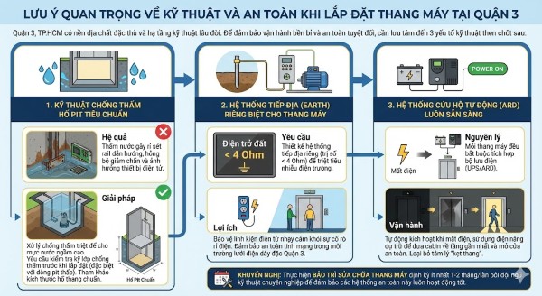 Lưu ý quan trọng về kỹ thuật và an toàn khi lắp đặt tại Quận 3 Lưu ý quan trọng về kỹ thuật và an toàn khi lắp đặt tại Quận 3