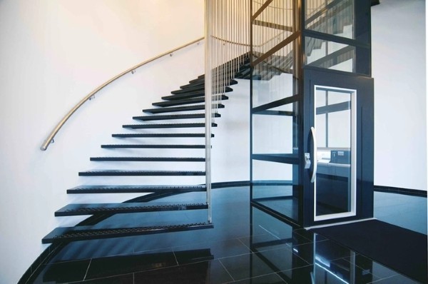 Thang máy lồng kính sang trọng cho biệt thự