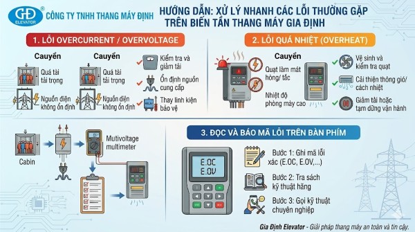 Các lỗi thường gặp ở biến tần và cách khắc phục nhanh
