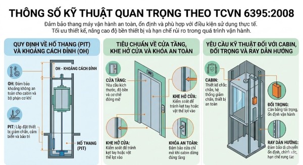 Các thông số kỹ thuật quan trọng theo TCVN