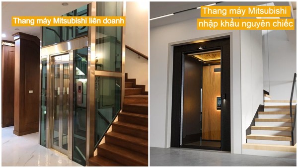 Thang máy gia đình Mitsubishi được phân loại theo nguồn gốc xuất xứ