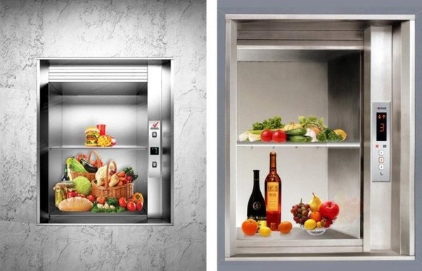 Thang tời thực phẩm nhà hàng