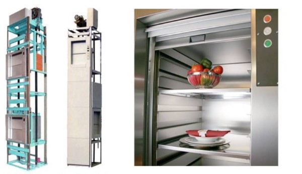 Cấu tạo và nguyên lý hoạt động của thang tời thực phẩm nhà hàng