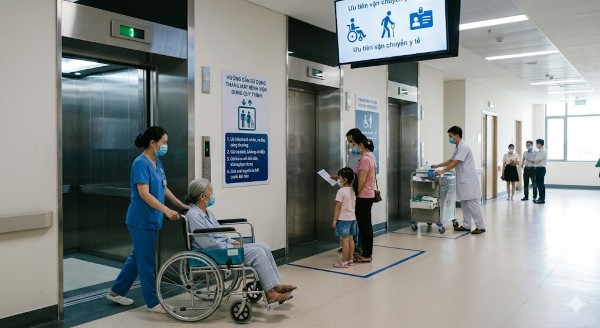 Nắm rõ cách sử dụng thang máy bệnh viện đúng quy trình giúp đảm bảo an toàn và hiệu quả vận hành